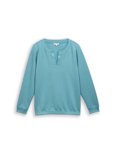 TOM TAILOR Plus Size - Scuba Sweatshirt mit Strasssteinen Default Title