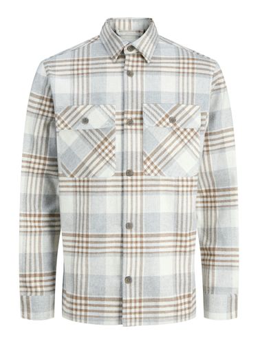 JACK & JONES JPRRAYLE MELANGE CHECK L/S OVERSHI PLS