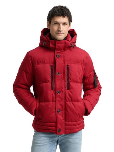 TOM TAILOR Puffer-Jacke mit abnehmbarer Kapuze