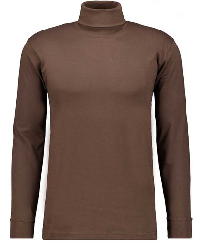 Basic Rollkragenshirt langarm
