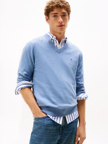 TOMMY HILFIGER PIMA ORG CTN CASHMERE V NECK