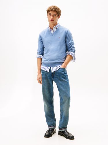 TOMMY HILFIGER PIMA ORG CTN CASHMERE V NECK