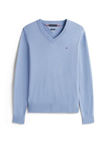 TOMMY HILFIGER PIMA ORG CTN CASHMERE V NECK