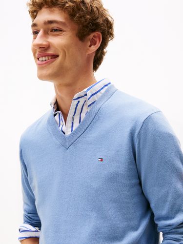 TOMMY HILFIGER PIMA ORG CTN CASHMERE V NECK