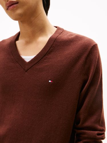 TOMMY HILFIGER PIMA ORG CTN CASHMERE V NECK