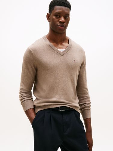 TOMMY HILFIGER PIMA ORG CTN CASHMERE V NECK