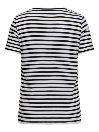 ONLY CARMAKOMA CARKIKO LIFE S/S O-NECK TERRY TOP JRS