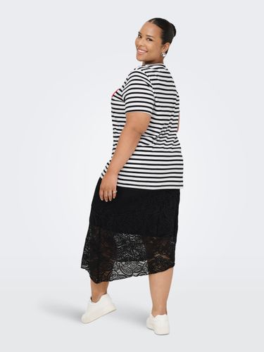 ONLY CARMAKOMA CARKIKO LIFE S/S O-NECK TERRY TOP JRS