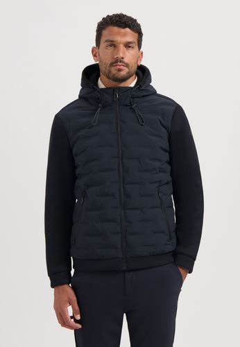 Jacket Short Fit Sealed Hooded Knitted Mix