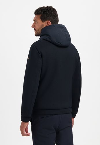 Jacket Short Fit Sealed Hooded Knitted Mix