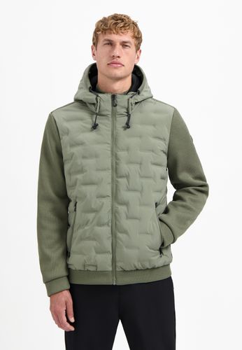 Jacket Short Fit Sealed Hooded Knitted Mix