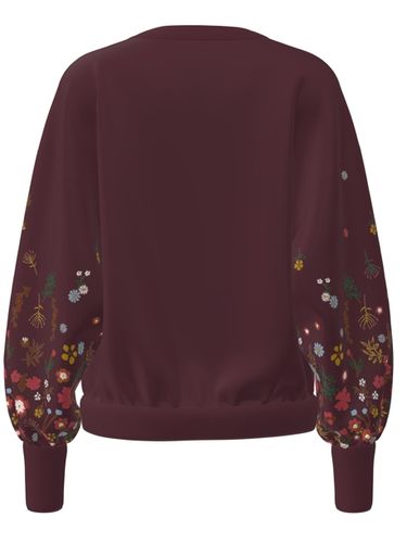 ONLBROOKE L/S O-NECK FLOWER SWT NOOS