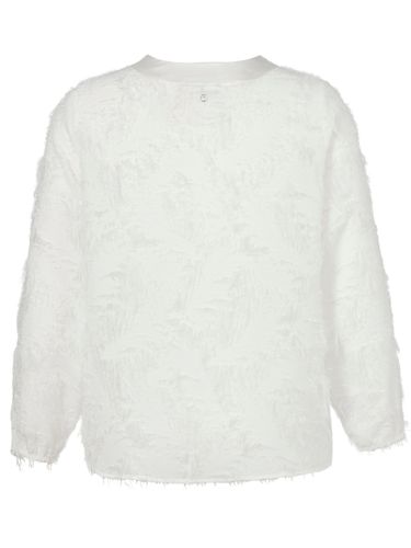 FRAPP Bluse V-Ausschnitt 1/1 Arm