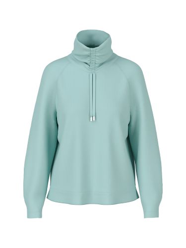 Langarmshirt mit Rollkragen & Tunnelzug