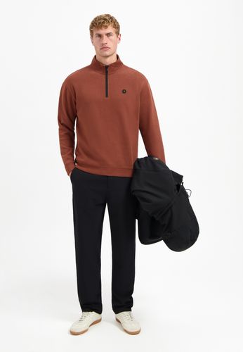 NO EXCESS Sweater Half Zip Soft Rib Relaxed fit