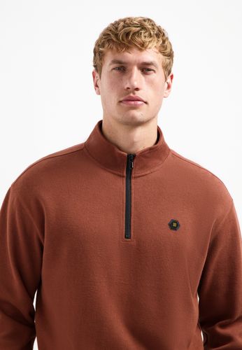 NO EXCESS Sweater Half Zip Soft Rib Relaxed fit