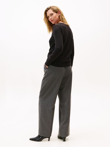 TOMMY HILFIGER CO JERSEY FINE GG V-NK LS SWT