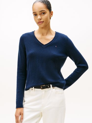 TOMMY HILFIGER SOFT WOOL V-NK LS SWEATER XXXL