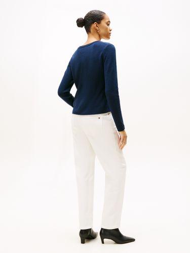 TOMMY HILFIGER SOFT WOOL V-NK LS SWEATER