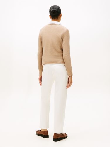 TOMMY HILFIGER SOFT WOOL V-NK LS SWEATER