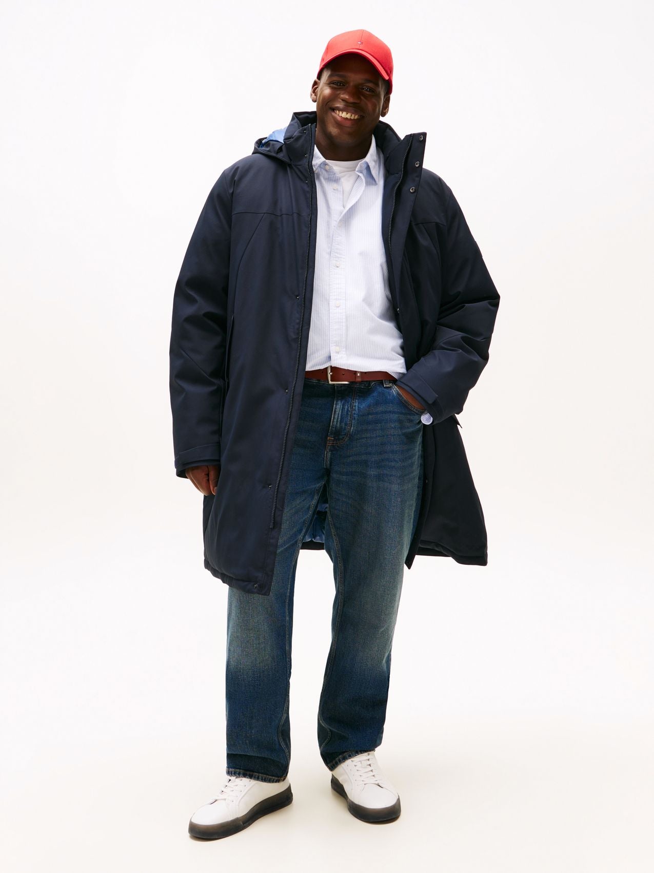 TOMMY HILFIGER BT-TECH HOODED PADDED PARKA-B 2XLT