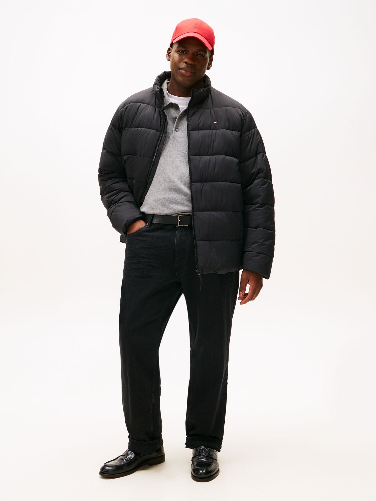 TOMMY HILFIGER BT-MID WEIGHT STAND CLLR JKT-B