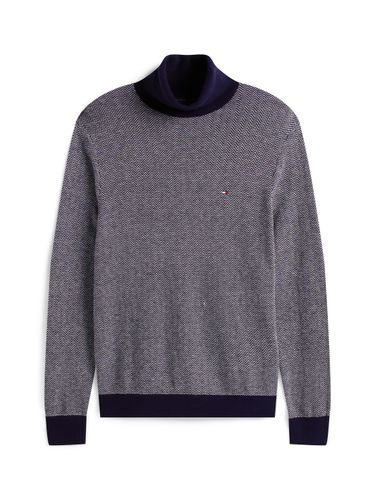 TOMMY HILFIGER PIMA CTN CASH HERRINGBONE ROLL