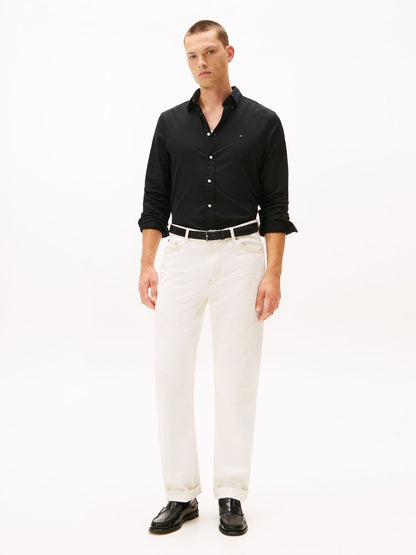 TOMMY HILFIGER FLEX FLANNEL SOLID RF SHIRT