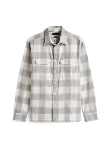 TOMMY HILFIGER FLANNEL CHECK SHIRT JACKET