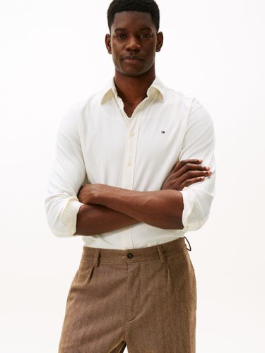 TOMMY HILFIGER FLEX FLANNEL SOLID RF SHIRT