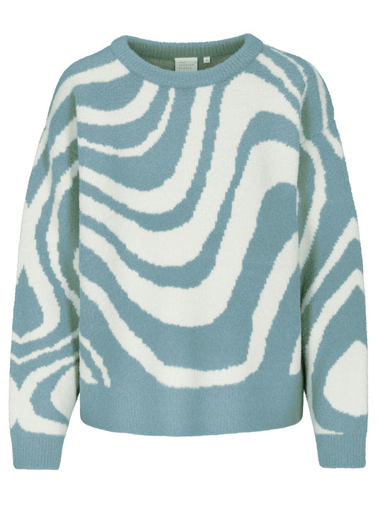 THE FASHION PEOPLE Jacquard Pullover 2 tone
