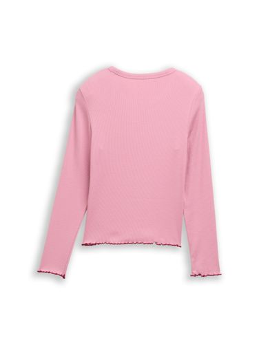 TOM TAILOR Basic Ripp Langarmshirt