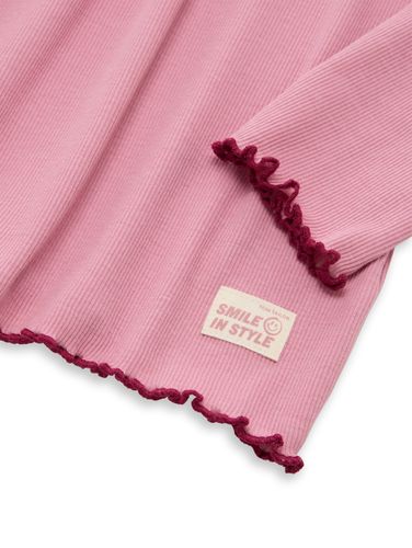 TOM TAILOR Basic Ripp Langarmshirt