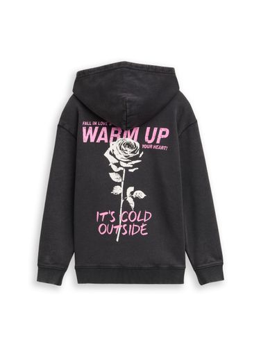 TOM TAILOR Oversize Hoodie Sweatshirt mit Rückenprint