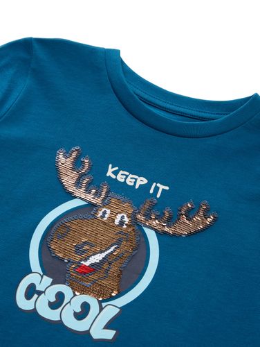 TOM TAILOR Langarmshirt mit Wendepailletten