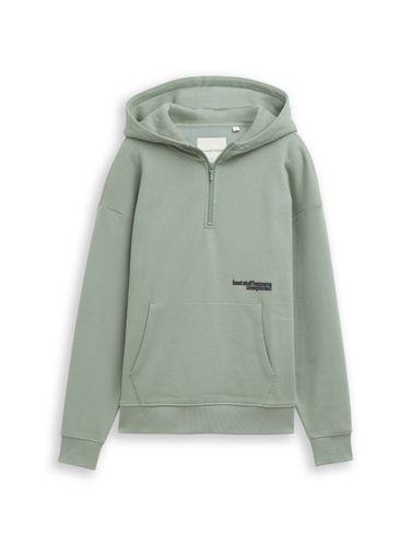 TOM TAILOR Oversize Hoodie Sweatshirt mit Reißverschluss