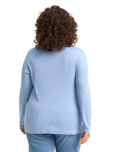 TOM TAILOR Plus Size - Basic Slim Fit Langarmshirt