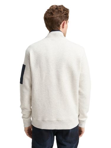 TOM TAILOR Troyer Sweatshirt mit Ärmeltasche