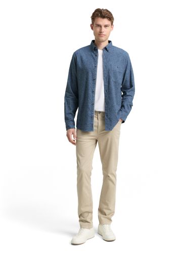 TOM TAILOR Regular Fit Soft-Touch Hemd in Melange-Optik