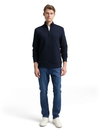 TOM TAILOR Troyer Sweatshirt mit Ärmeltasche