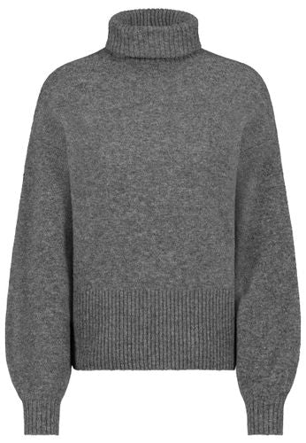 Modehaus Weingarten DOB Strick Pullover, langarm, overs, grey melange