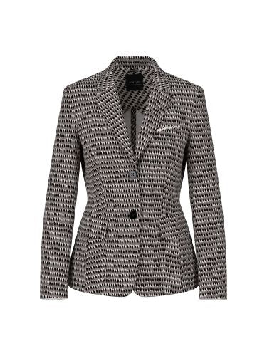 Taillierter Blazer aus Scubajersey