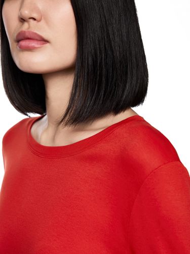 MARC CAIN Klassisches Langarmshirt unifarben