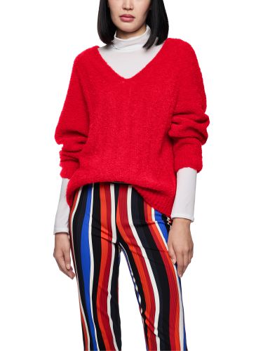 MARC CAIN Pullover mit Alpaka – Knitted in Germany