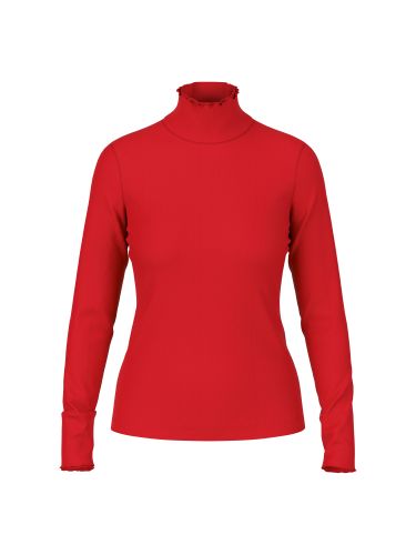 MARC CAIN Unifarbenes Langarmshirt mit Rollkragen 42