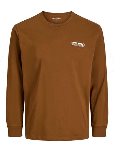 JACK & JONES JJYUKI TEE LS CREW NECK PLS