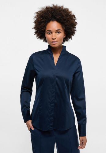 ETERNA Satin Shirt Bluse Satingewebe Langarm Langarm
