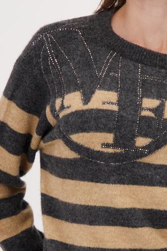 MONARI Pullover, anthra melange