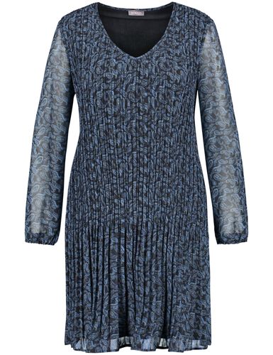 SAMOON Plisseekleid mit Paisley-Print Default Title