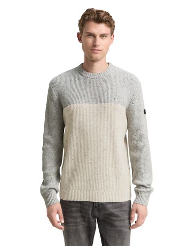 TOM TAILOR Strickpullover mit Strukturmix
